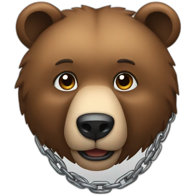 bear-chain emoji