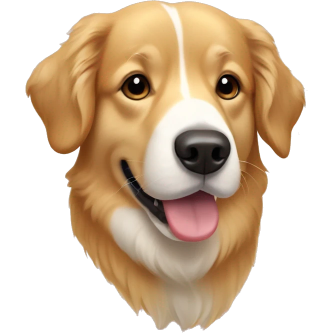 Golden retriever mixed with corgi ￼ emoji