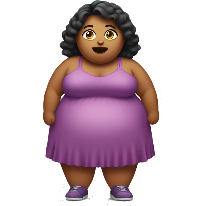 fat girl emoji