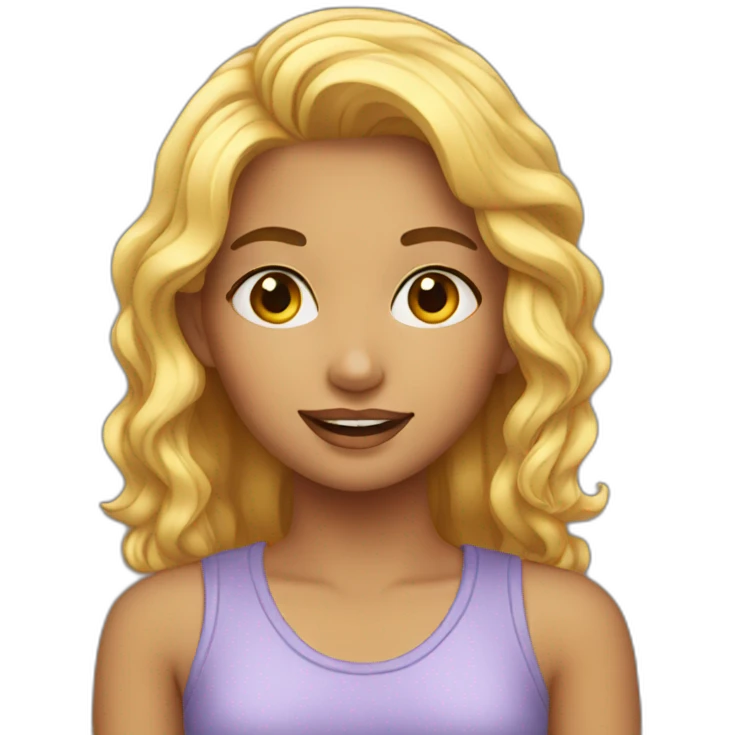 Pretty girl emoji