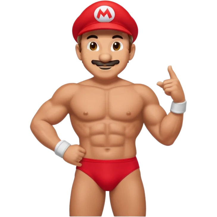 Mario en slip emoji