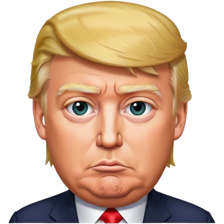 Donald trump photorealistic  emoji
