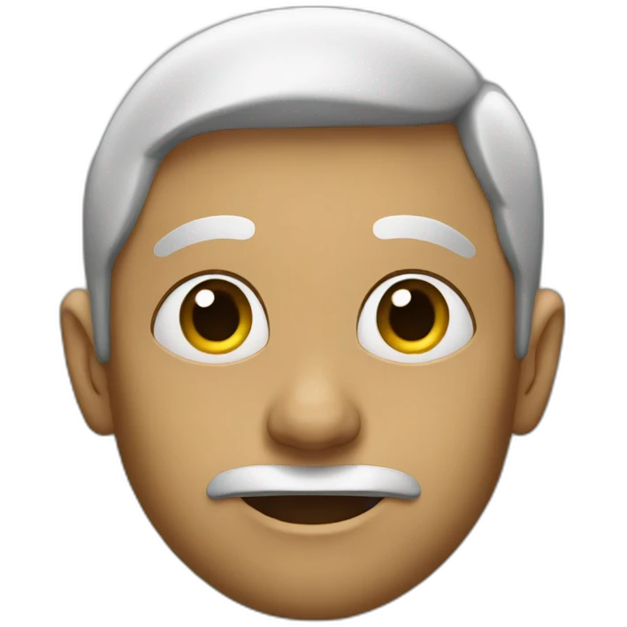 a person with a giant ear emoji