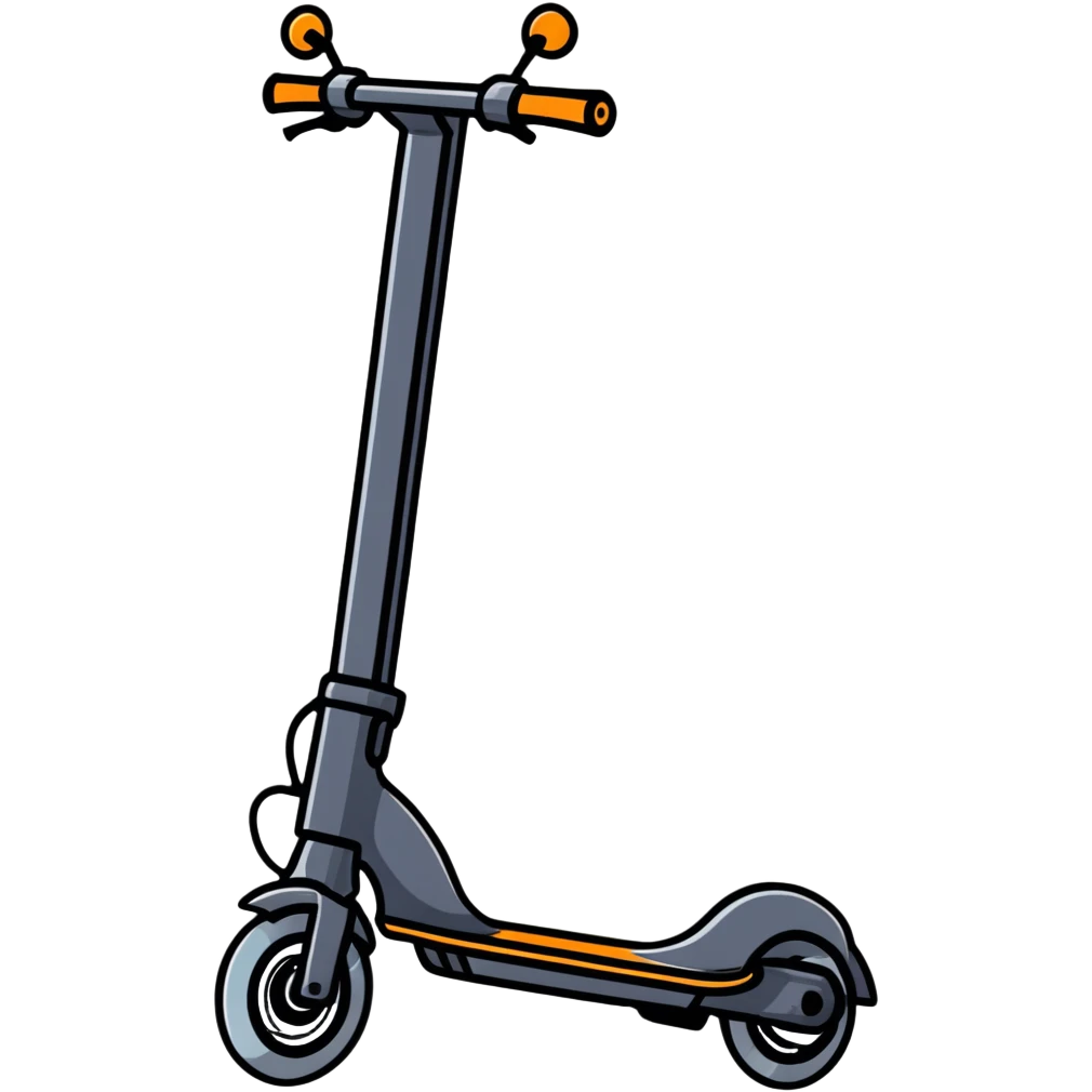 electric scooter with wheels emoji