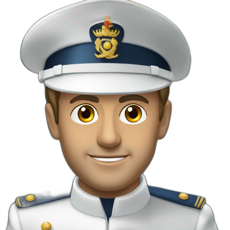 Emanuel Macron dans marine lepêne emoji