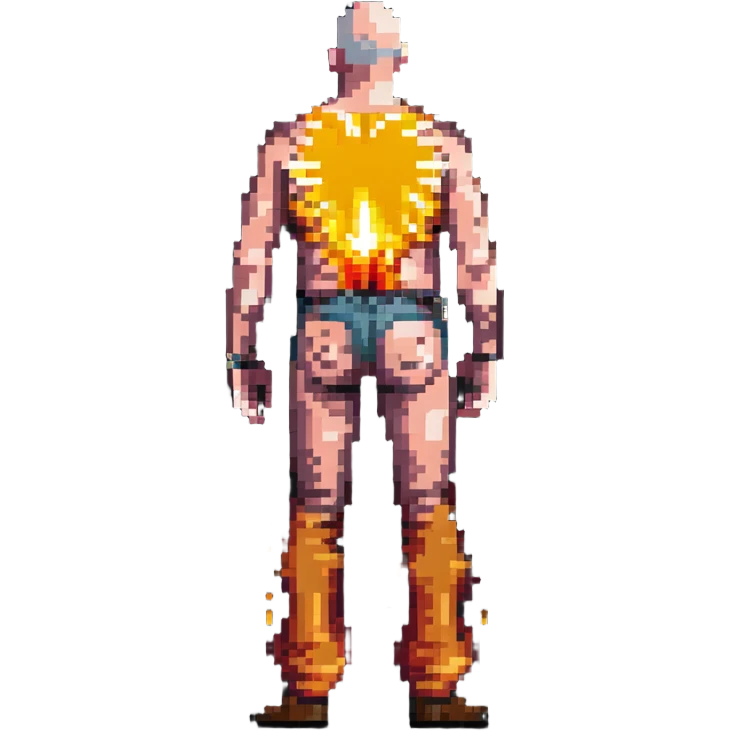 Jeff Bezos with his butt on fire emoji