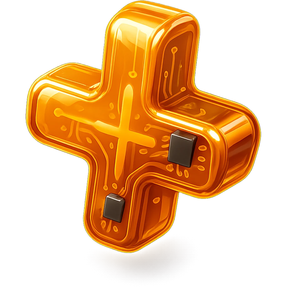 Create a shiny, spinning version of this symbol matching the rain.gg logo style. Make the sides glossy and reflective, keep the shape and color as in the example, no text, and ensure the background is fully transparent. emoji