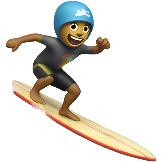 Me surfing emoji