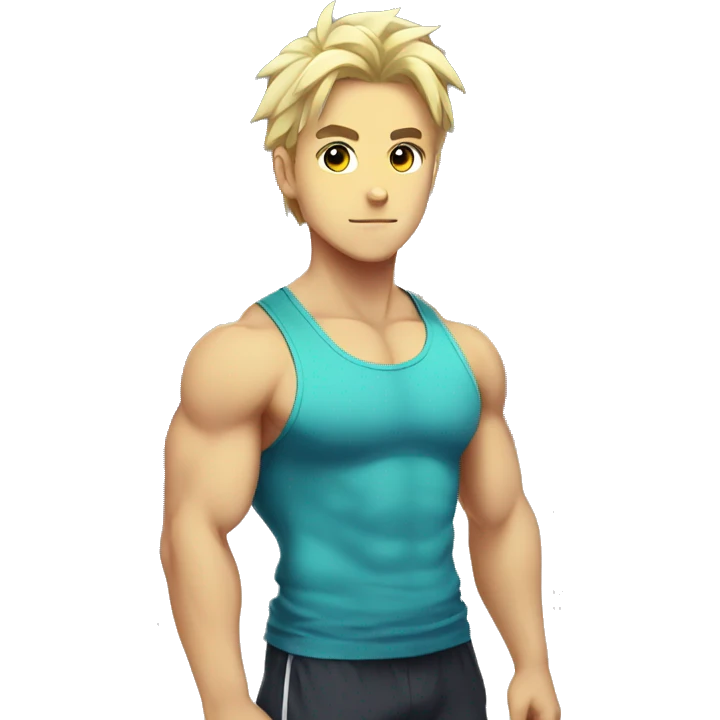 Anime gym cute  emoji