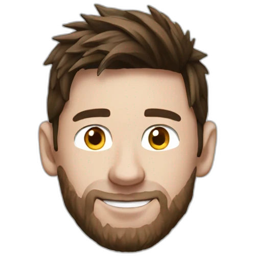 Messi in the earth emoji
