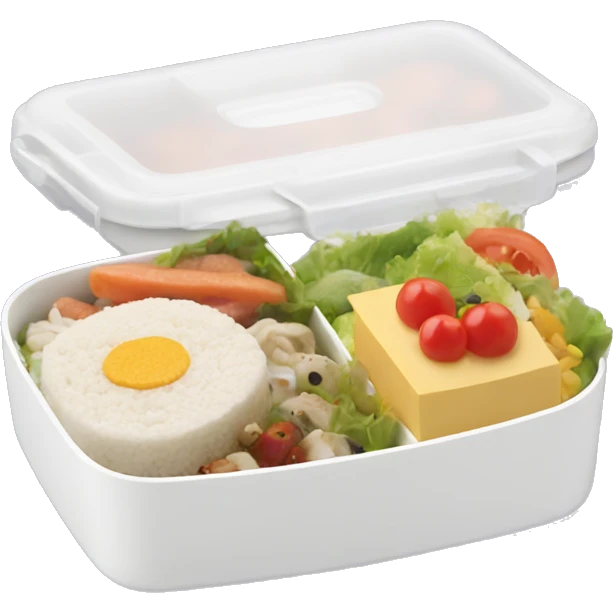 White lunch bento box emoji