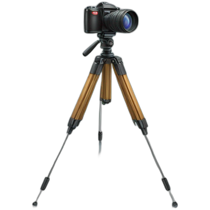 camera with tripod emoji