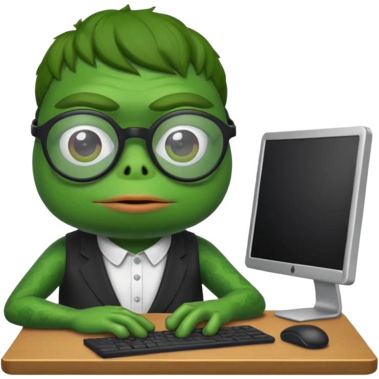 pepe the frog computer  emoji