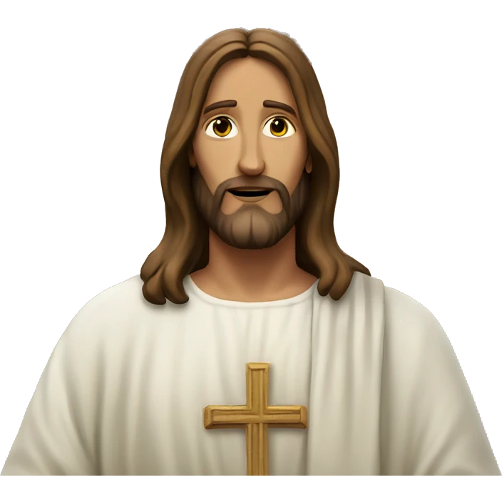 Jesus on cross emoji
