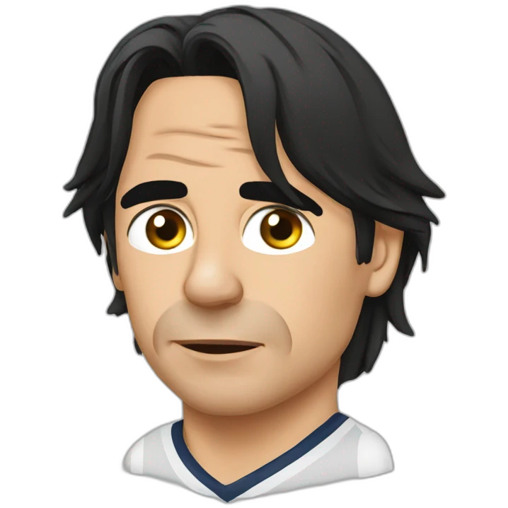 simone inzaghi with tears emoji