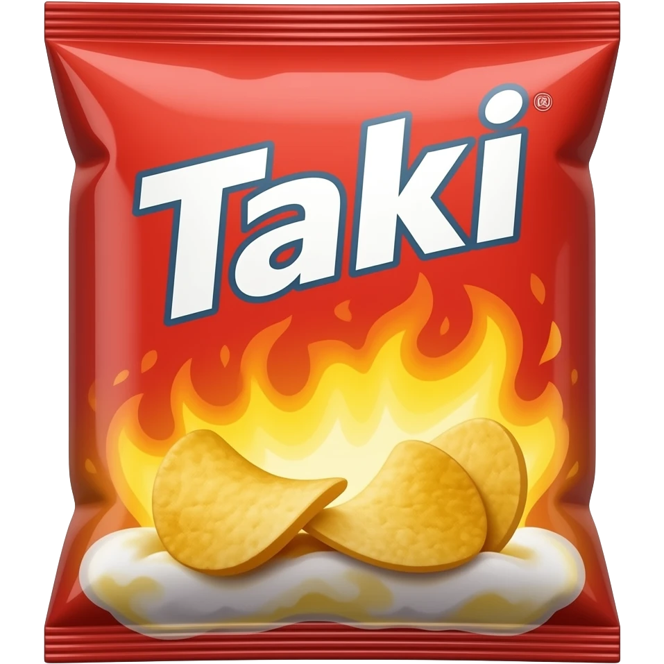 Taki fuego chips emoji