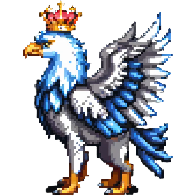 crowned griffin emoji