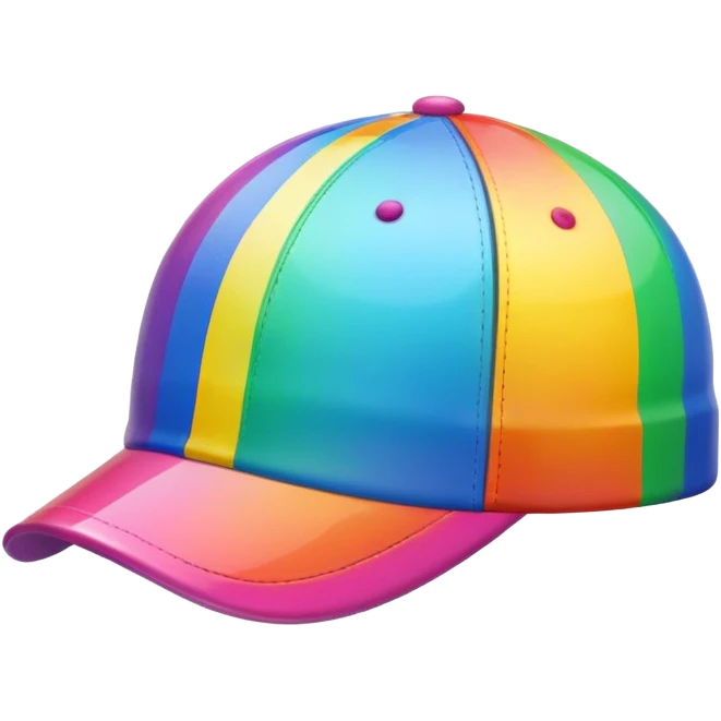 rainbow cap emoji