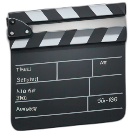 Clapperboard emoji
