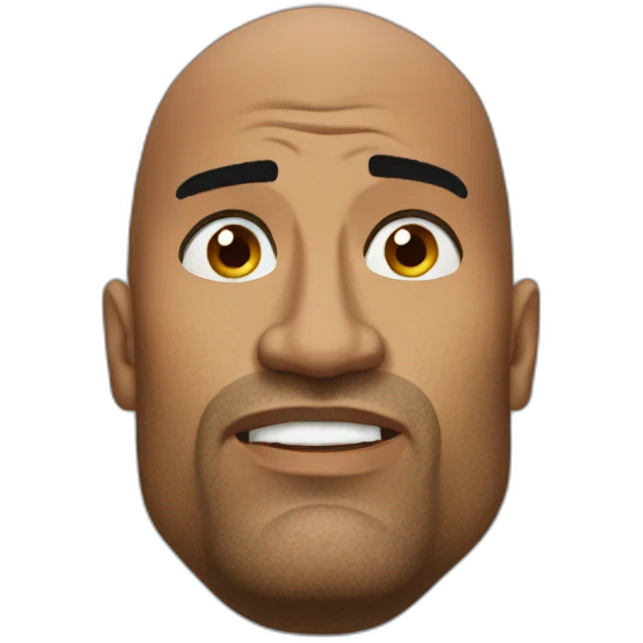 The Rock raises his eyebrow emoji