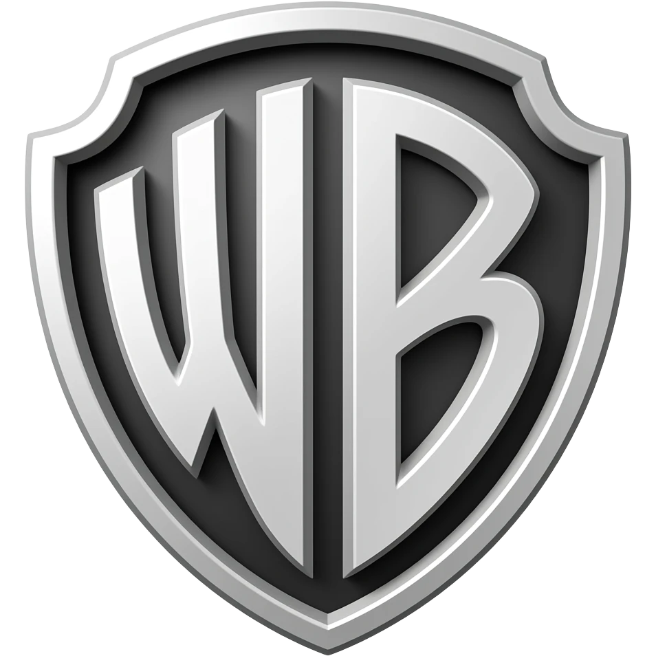 Warner bros logo black white emoji