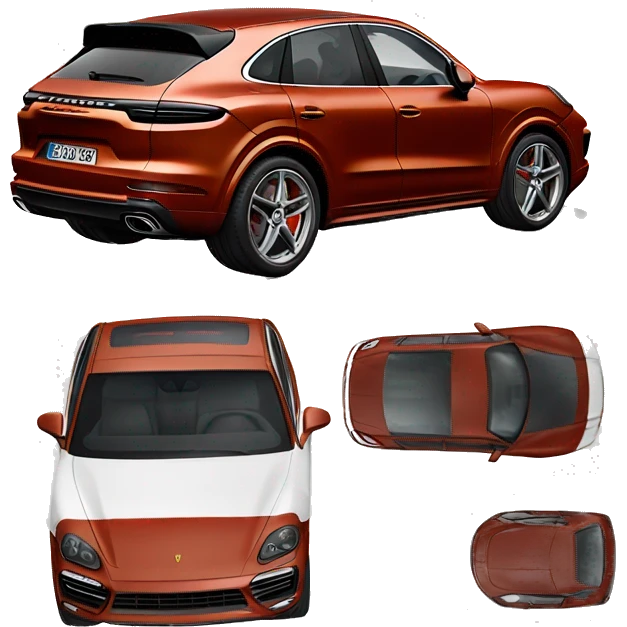 Porsche cayenne turbo coupe  emoji