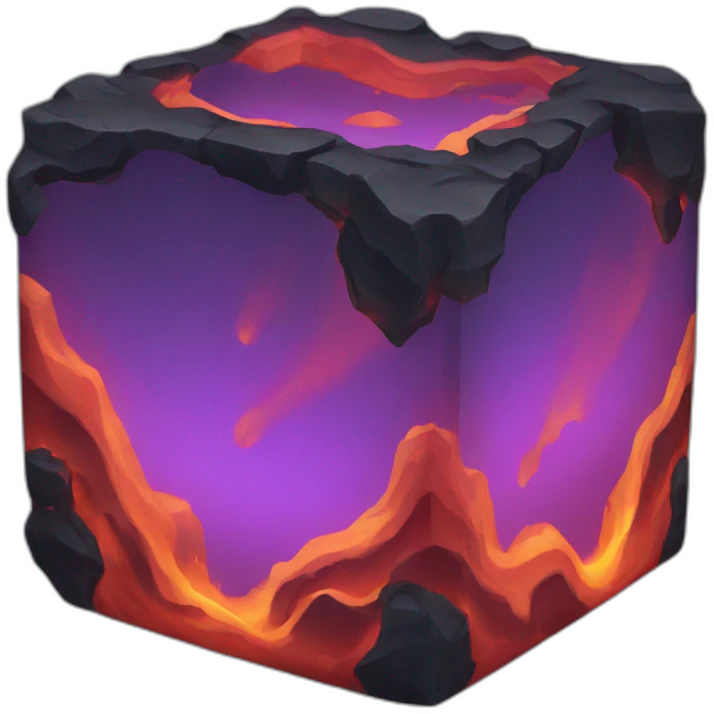 Lava cube cold emoji