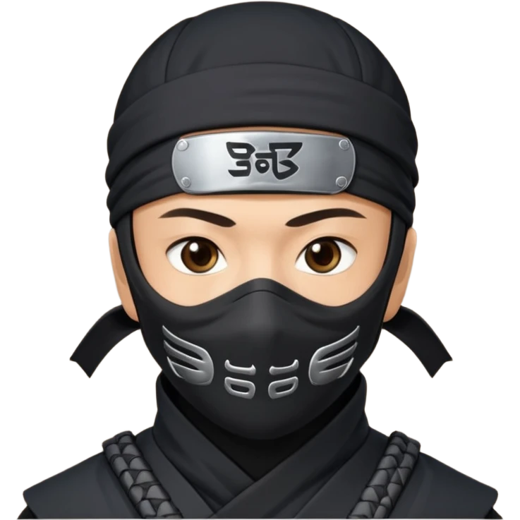 Ninja with MB written on it emoji