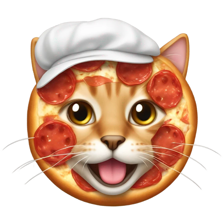 Pizza cat emoji
