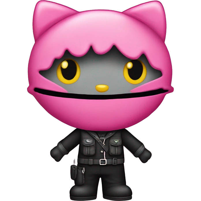 puedes hacer un antifas de hello kitty emoji