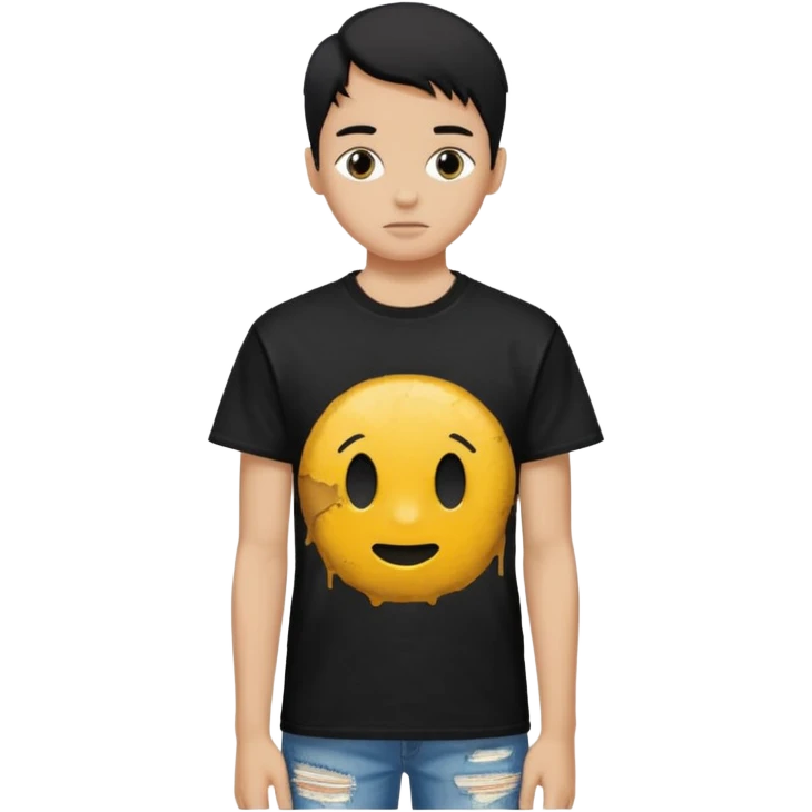 enfants riches déprimés t shirt emoji