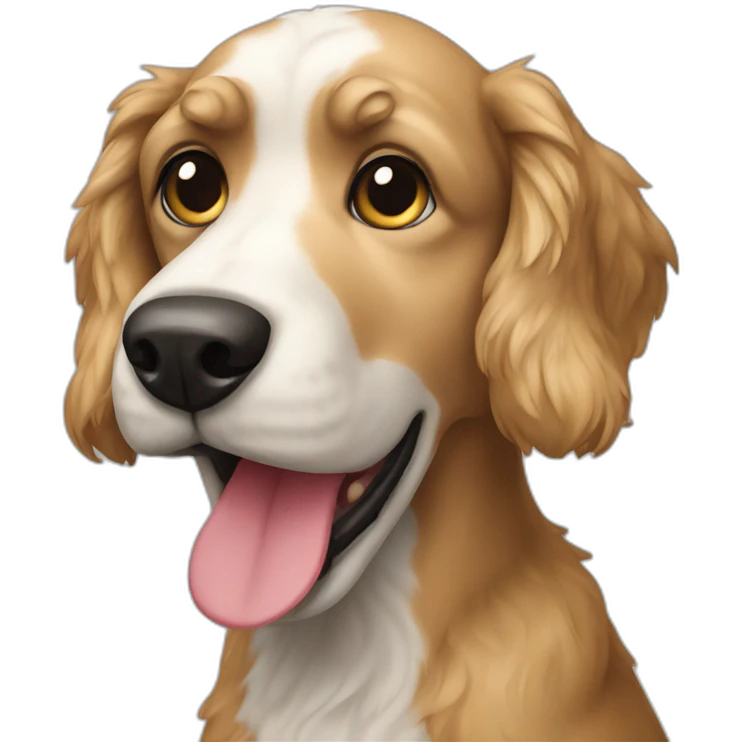Dog caniche emoji