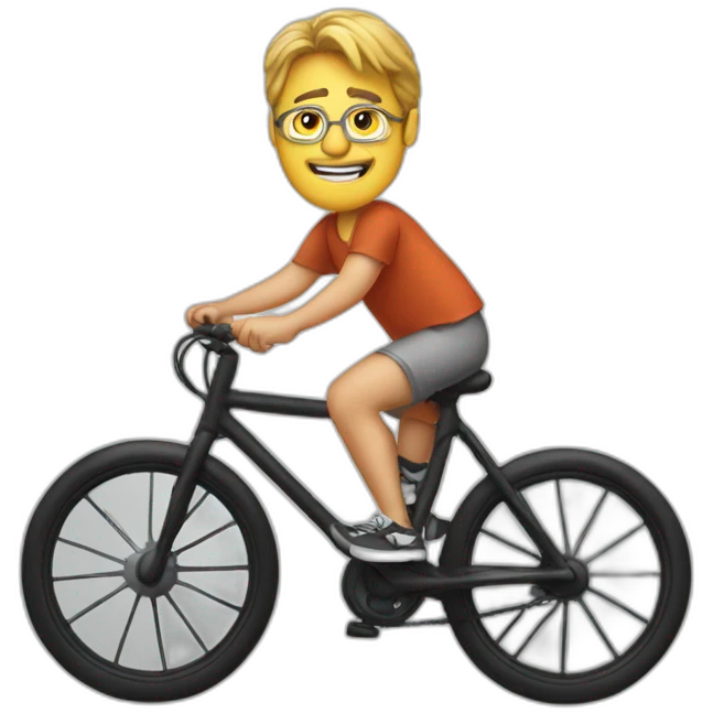 Hoffman on a bike emoji