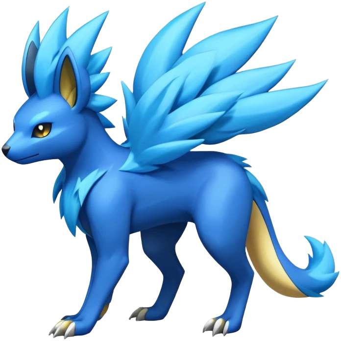 Manectric-Electrike-Luxio-Fakémon-hybrid-creature (full body)  emoji