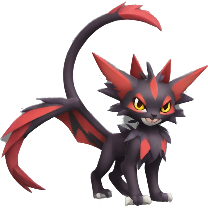 Noivern-Litten-Zoroark full body emoji