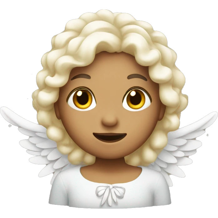 Christmas angel emoji