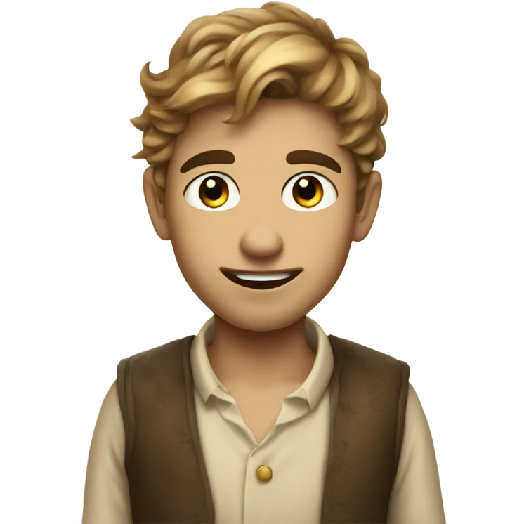 whimsical fairytale boy who is tiny emoji