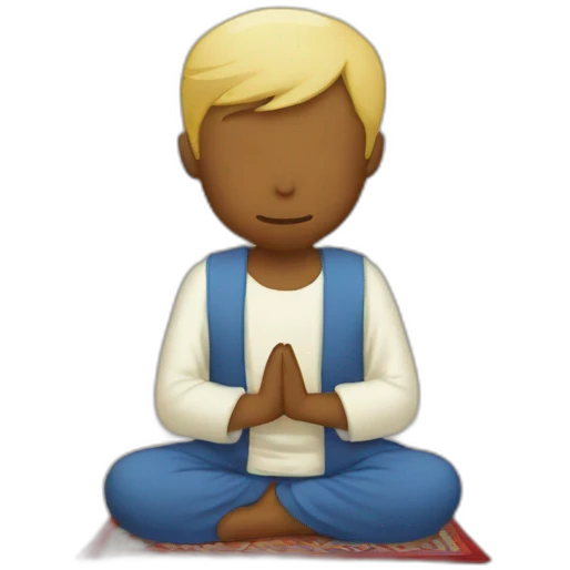 Rug prayer emoji