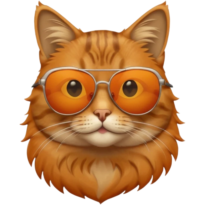 Cat wearing sunglasses emoji