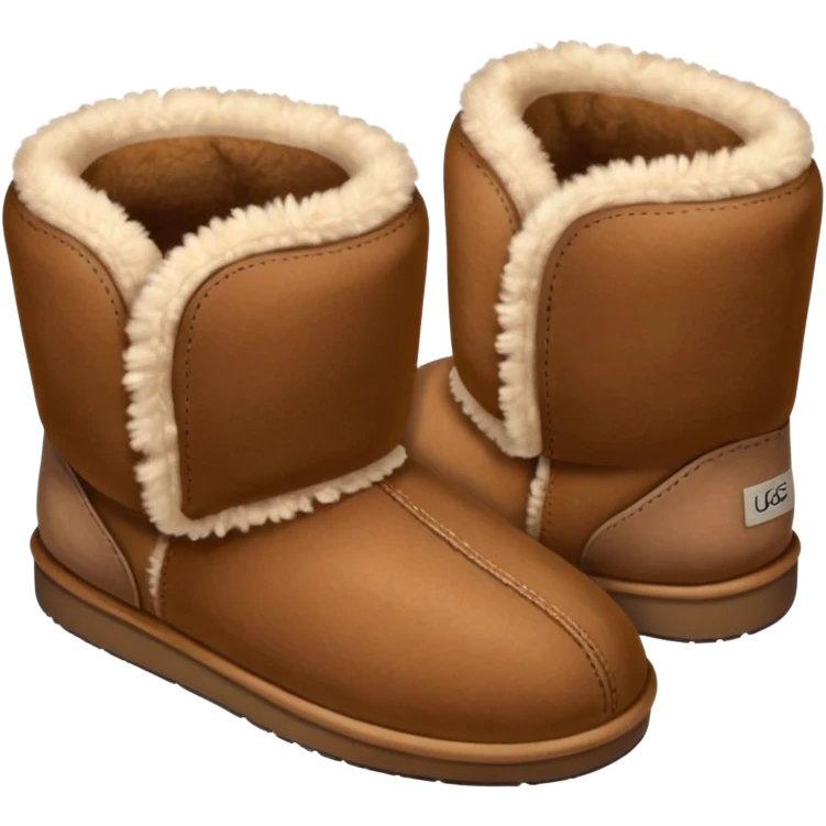 Cute uggs slippers  emoji