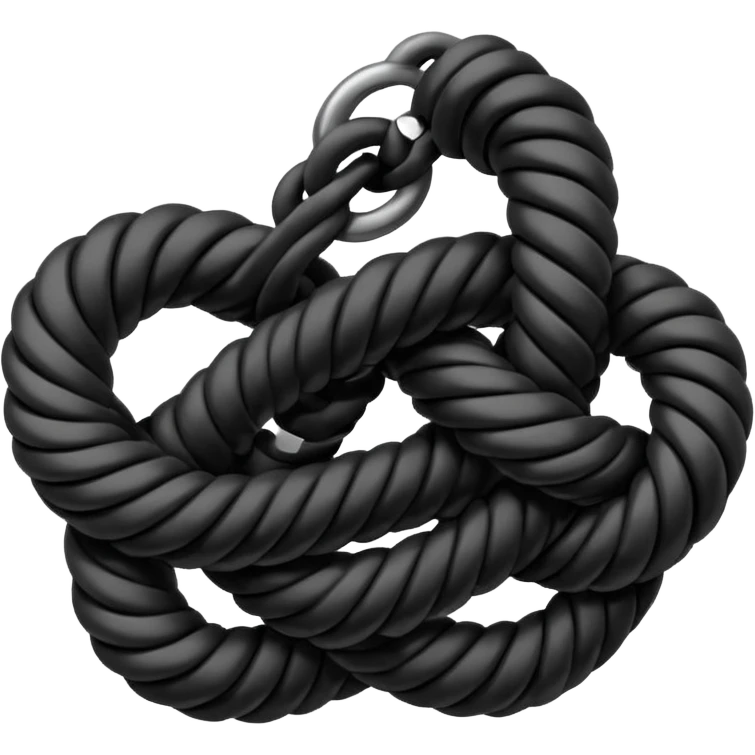 Nœud noir emoji
