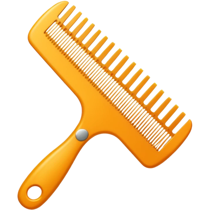 hairdressing comb emoji