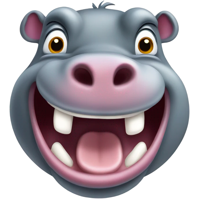 Hungry hippo emoji