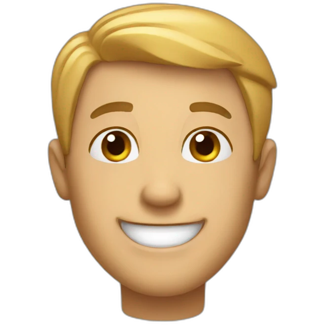 Happy man emoji
