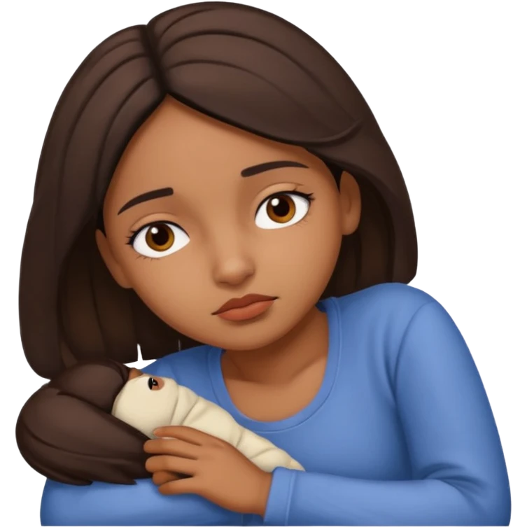 Sleepy Cuban girl emoji