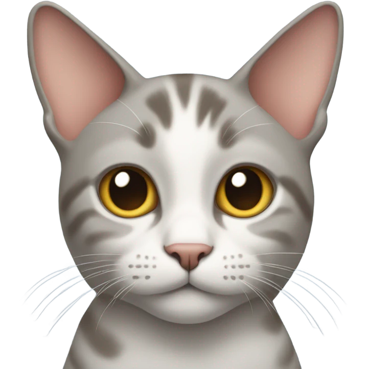 Cat with only one ear emoji