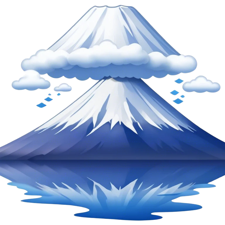 mount fuji, no frame emoji