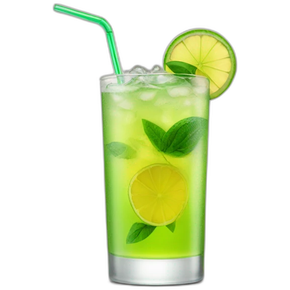 Cocktail coca peer limon  emoji