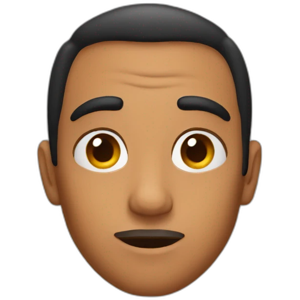 between the eyebrows emoji