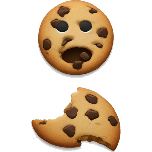 cookie eating a cookie eating a cooki emoji